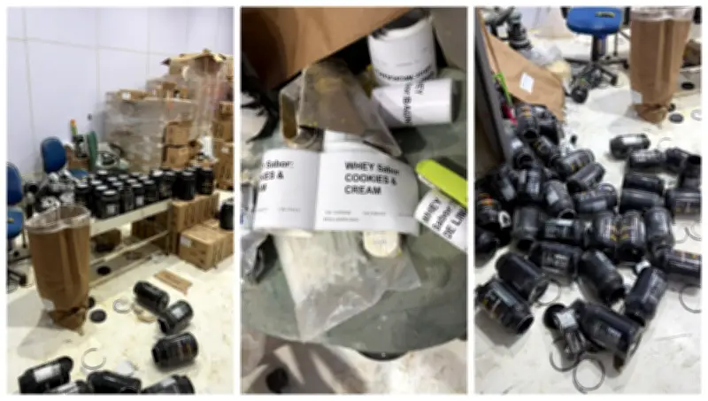 Polícia fecha barracão que adulterava suplementos e leite em pó