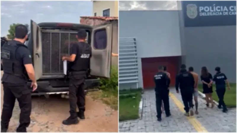 Polícia prende trio suspeito de tráfico de drogas em Camocim, no Ceará
