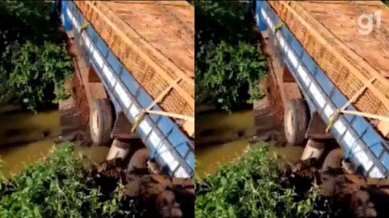 Ponte desaba em Codó e moradores usam rotas alternativas