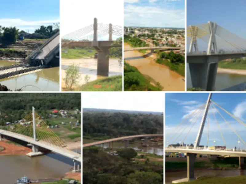 Ponte desaba no Acre: construtora tem outros 7 projetos no estado