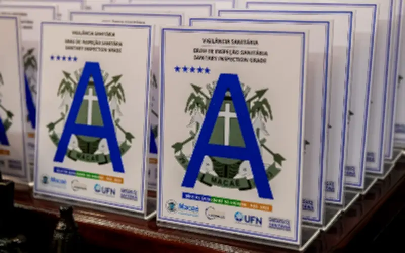 Prefeitura de Macaé entrega Selos de Qualidade Sanitária a estabelecimentos