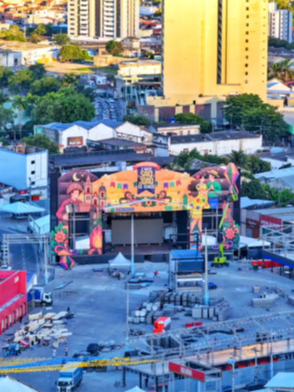 Preparativos finais para o São João 2026 de Campina Grande
