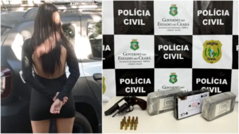 Preso com drogas, arma e munições em ônibus no Cariri