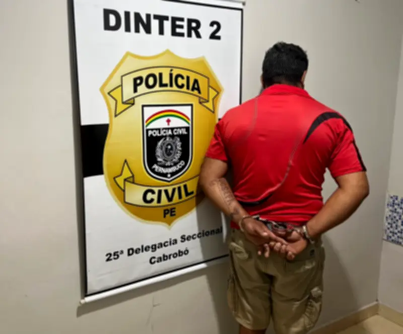 Preso em Cabrobó investigado por homicídio qualificado na Paraíba