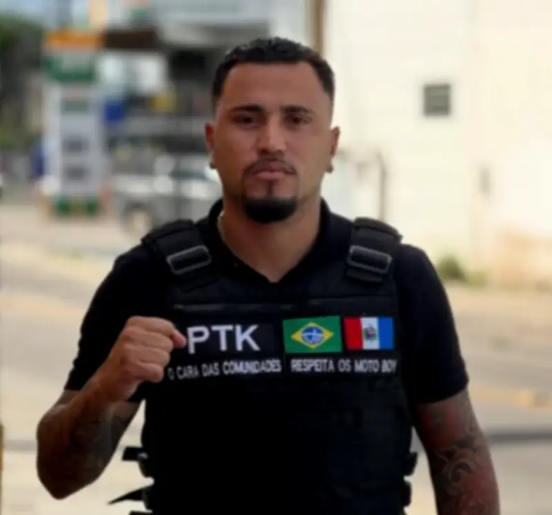 Preso influenciador 'PTK' suspeito de ser candidato do CV em Maceió
