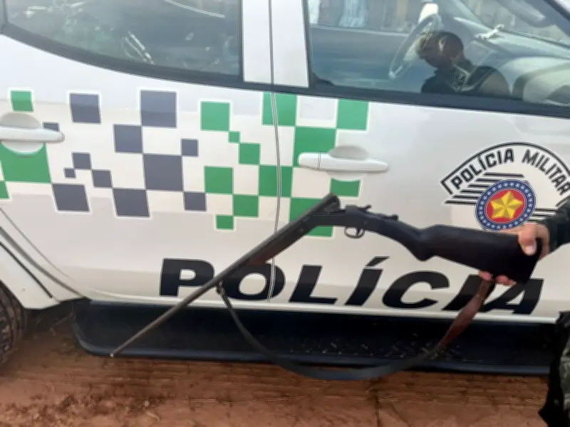 Preso por posse ilegal de arma em Martinópolis após denúncia de maus-tratos