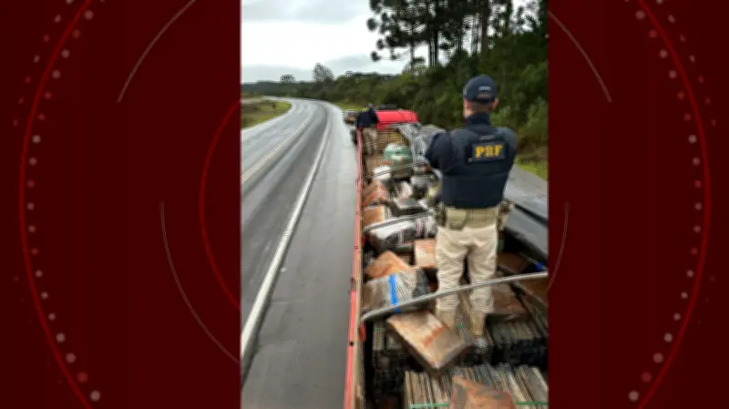 PRF apreende 2,5 toneladas de maconha em Guarapuava