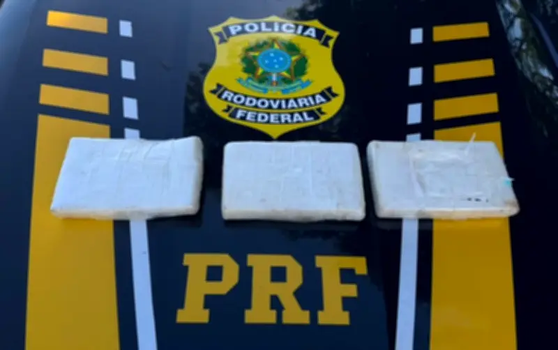 PRF apreende 3,5 kg de cocaína em Caxias, no Maranhão