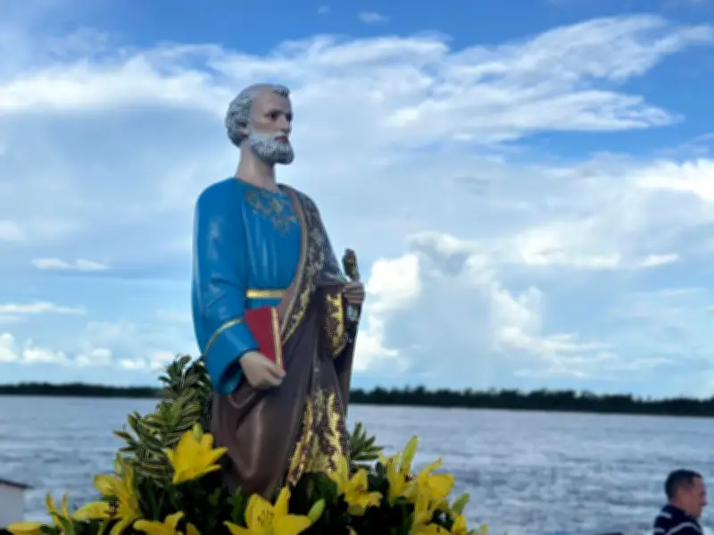Procissão fluvial de São Pedro em Boa Vista reúne fiéis nesta segunda