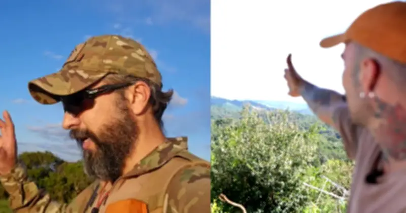 Professor de sobrevivência explora local de suposto OVNI no PR