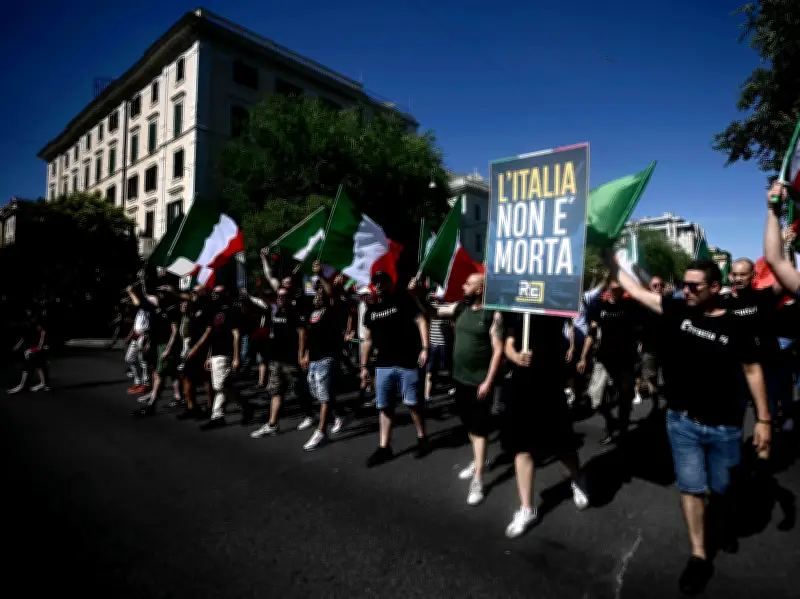 Protestos em Roma marcam novo pacto migratório da UE