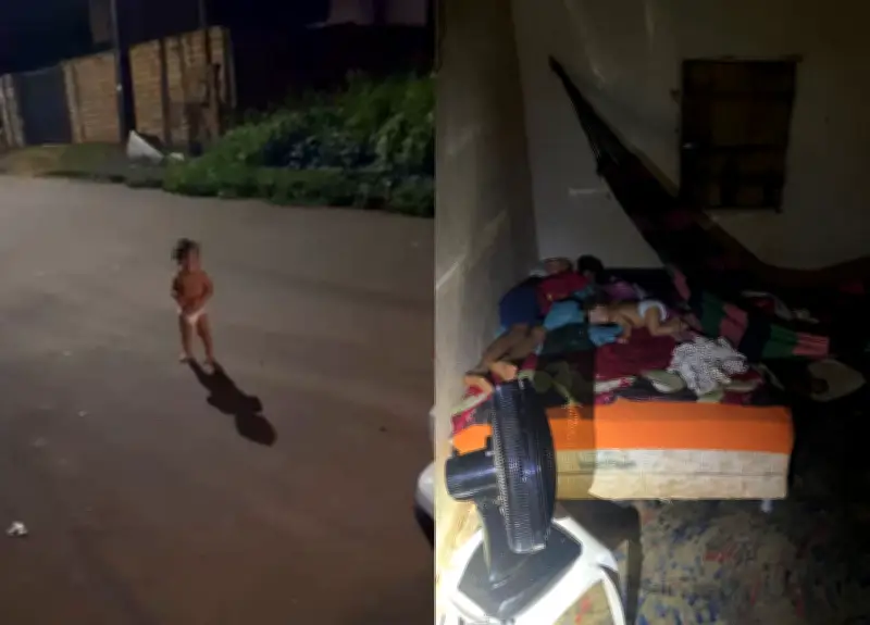 Quatro crianças são resgatadas sozinhas em casa e na rua em RR