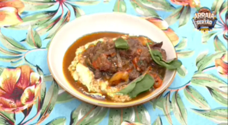 Rabada Nordestina com polenta: receita junina da TV Grande Rio