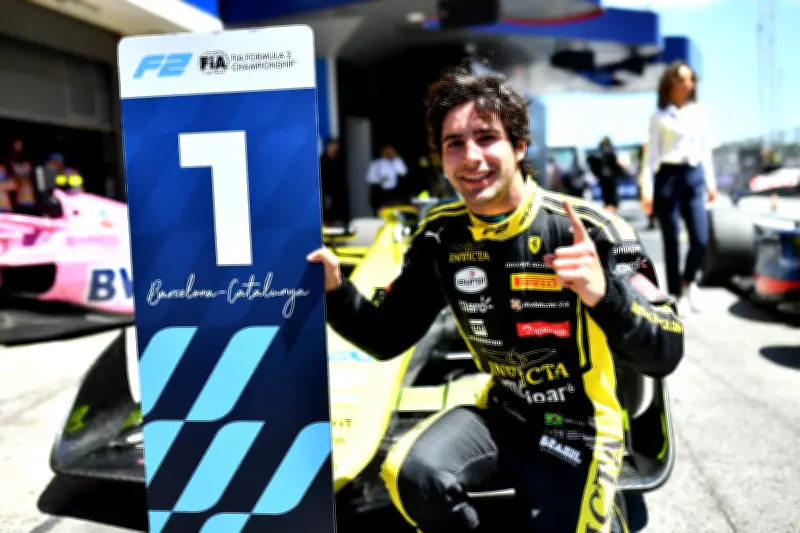 Rafa Câmara celebra primeira vitória na F2: 'Mostra força'