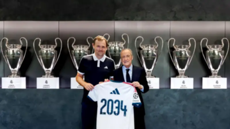 Real Madrid renova com adidas até 2034 e amplia parceria histórica