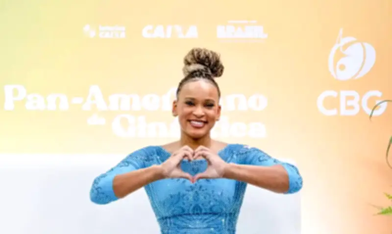 Rebeca Andrade conquista ouro no salto no Pan de Ginástica