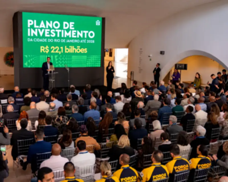 Rio anuncia pacote de R$ 22 bilhões em investimentos até 2028