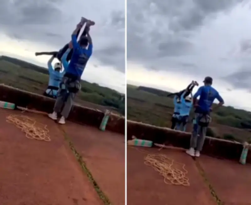 Rope jump: polícia identifica quem retirou câmera de jovem morta em queda