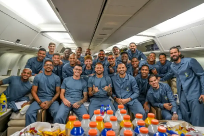 Seleção brasileira chega aos EUA para a Copa do Mundo 2026