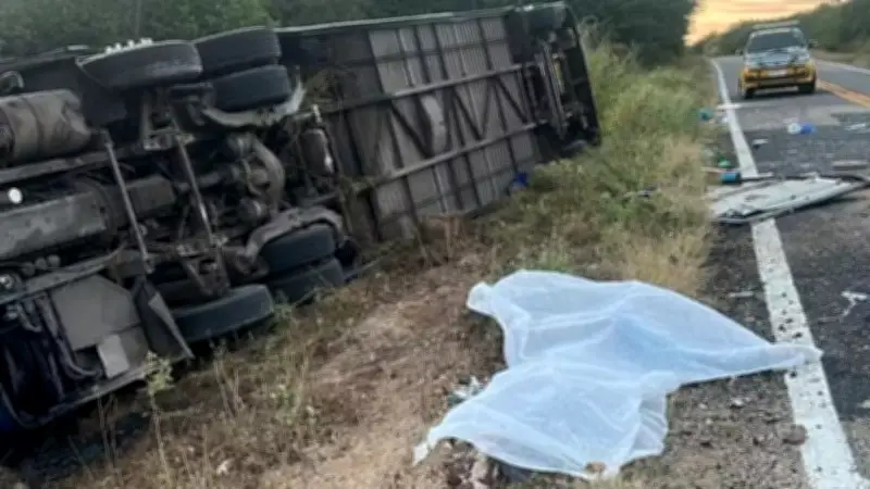 Sete jovens morrem em acidente de ônibus de time de basquete no Ceará