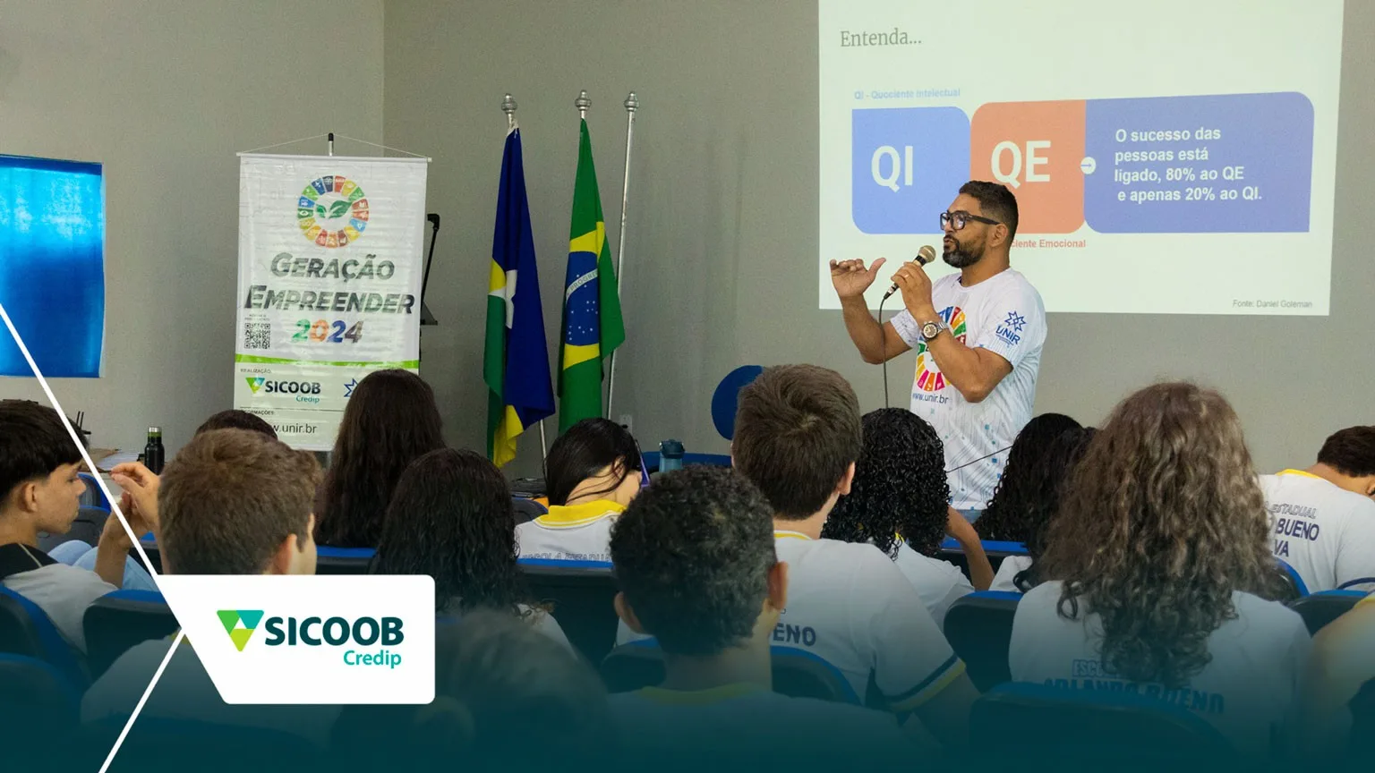 Sicoob Credip apoia projeto de educação empreendedora em escolas de RO e MT