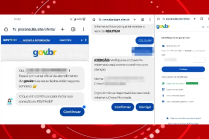 Site falso do Gov.br para consulta do PIS é alvo da PF no Paraná
