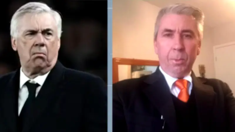 Síndico de Curitiba é sósia de Ancelotti e vira atração