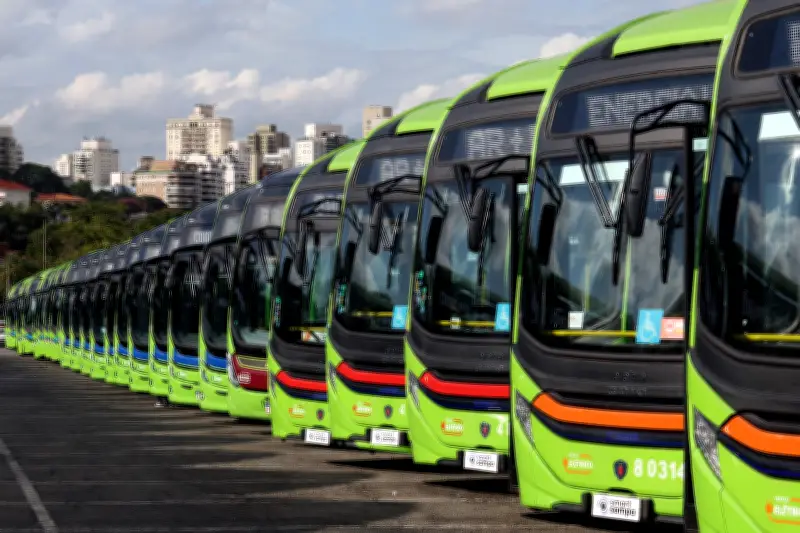São Paulo amplia frota de ônibus elétricos, mas meta de 20% atrasa