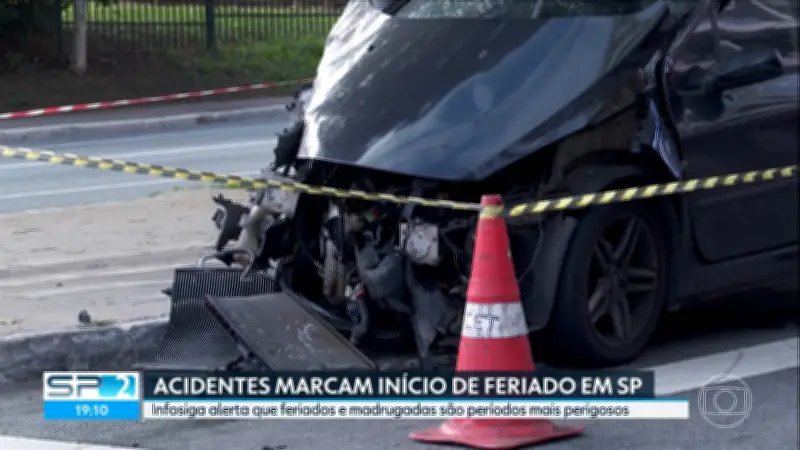 São Paulo registra ao menos 10 acidentes no feriado de Corpus Christi
