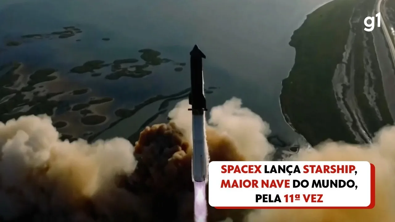 SpaceX tenta 12º voo da Starship nesta quinta-feira