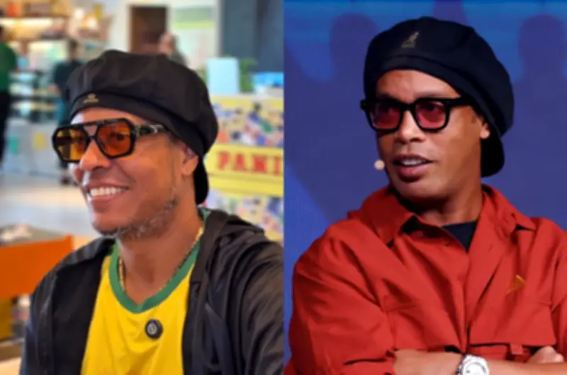 Sósia de Ronaldinho na Paraíba concilia trabalho e fama