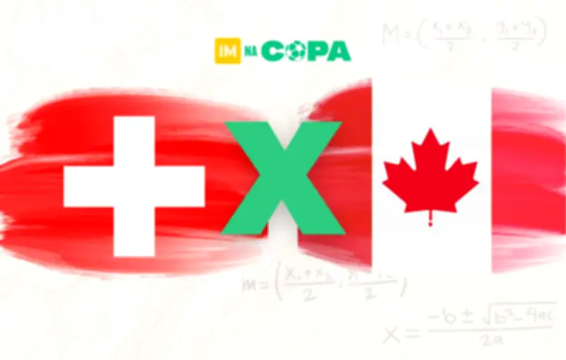 Suíça x Canadá: modelo da FGV aponta leve favoritismo suíço na Copa 2026