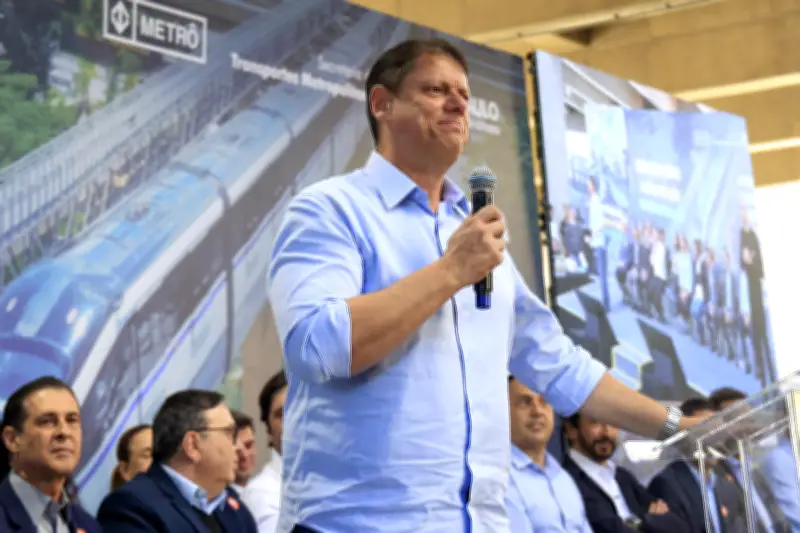 Tarcísio desiste de conceder Linha 17 e outras linhas do Metrô de SP
