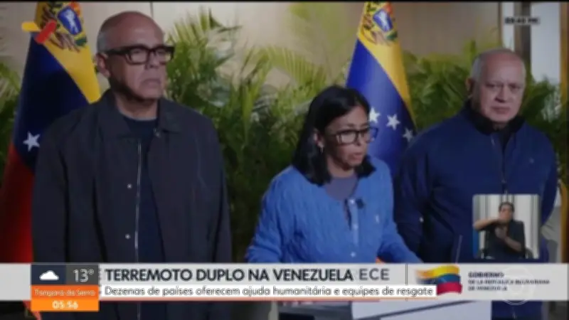 Terremoto na Venezuela: países oferecem ajuda humanitária