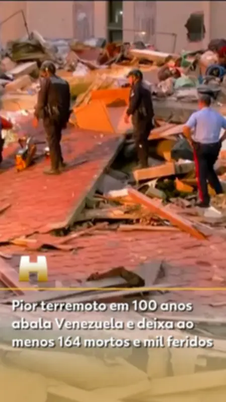Terremotos na Venezuela deixam mais de 160 mortos e mil feridos