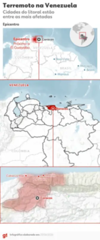 Terremotos na Venezuela: La Guaira é 'zona de desastre' com mais de 100 prédios destruídos