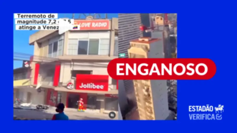 Terremotos na Venezuela: vídeos enganosos usam imagens antigas de Filipinas e México