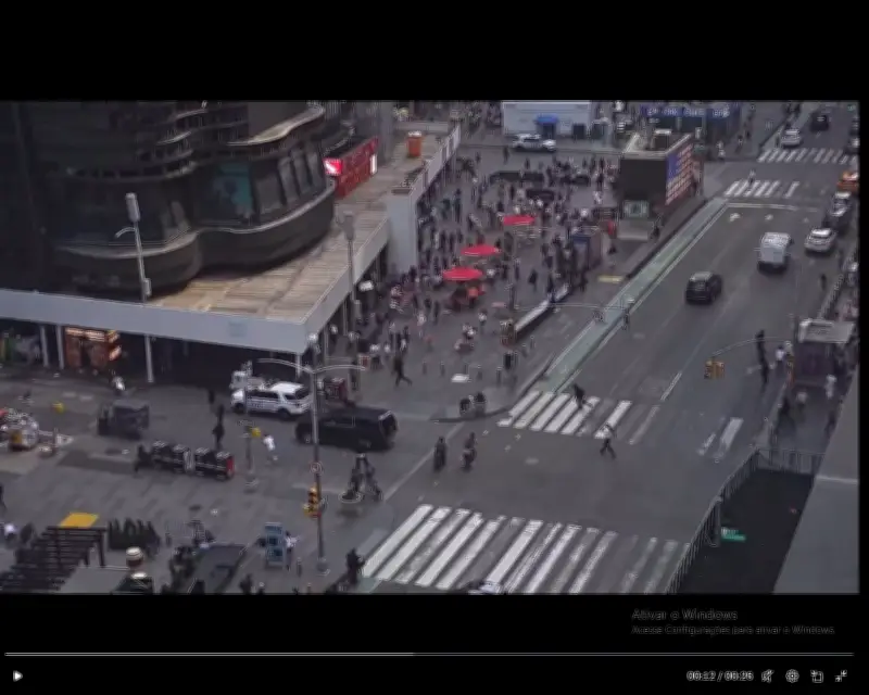 Tiros na Times Square em Nova York; suspeito é preso