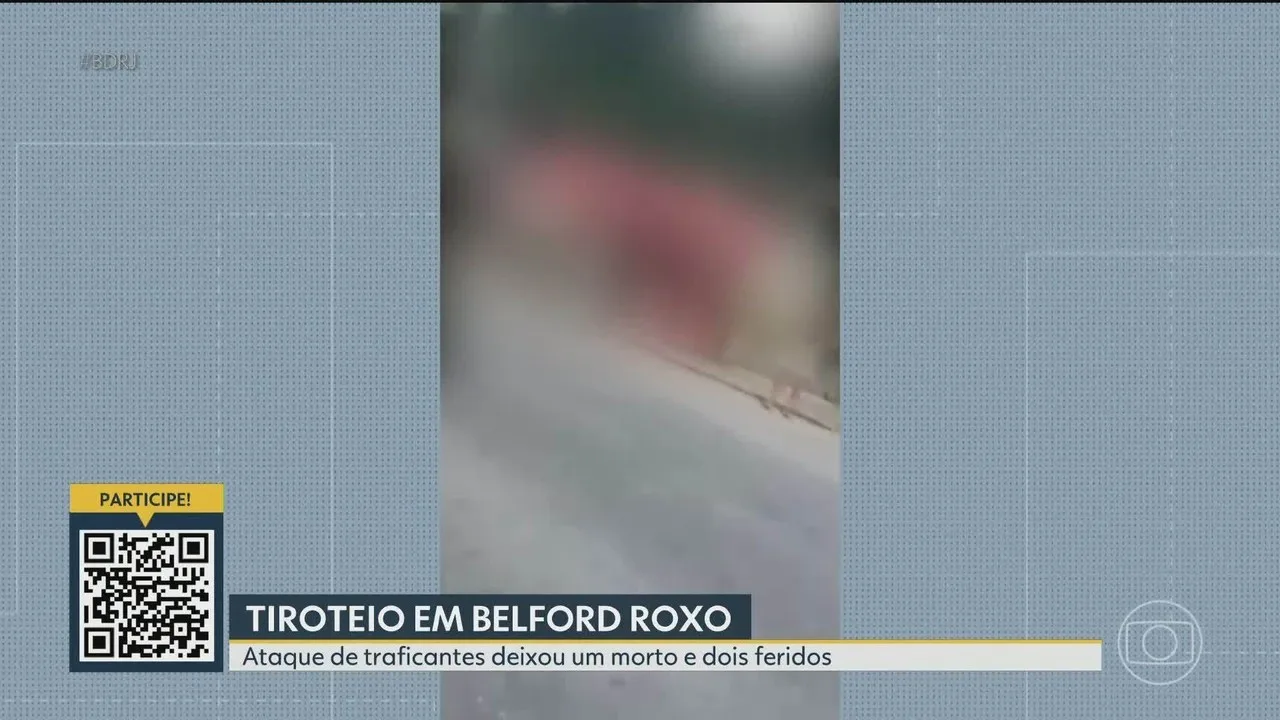 Tiroteio em Belford Roxo deixa dois mortos e uma ferida