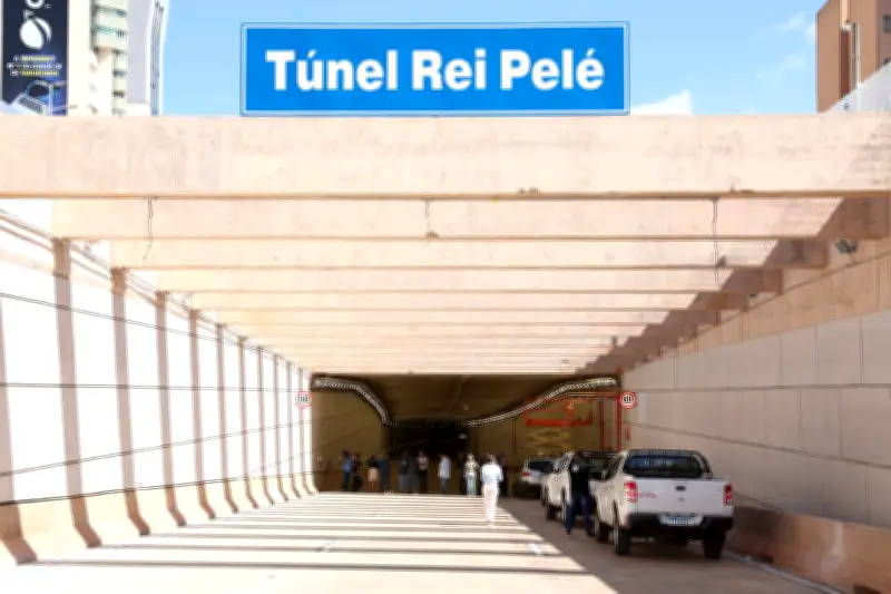 Túnel Rei Pelé interditado parcialmente para manutenção