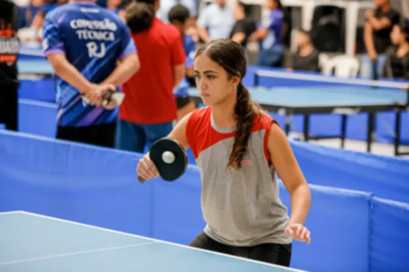 Tênis de mesa bate recorde no Intercolegial 2026 com 529 atletas