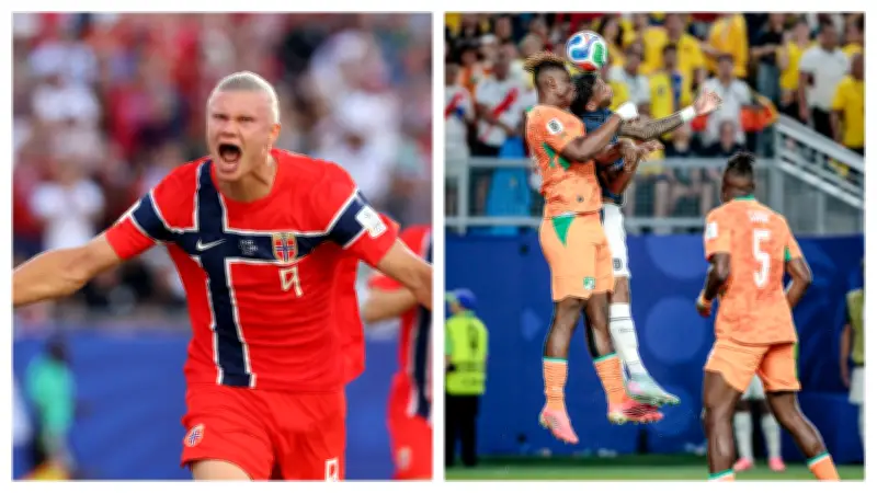 Torcedores da Noruega 'remam' em Dallas antes de jogo decisivo