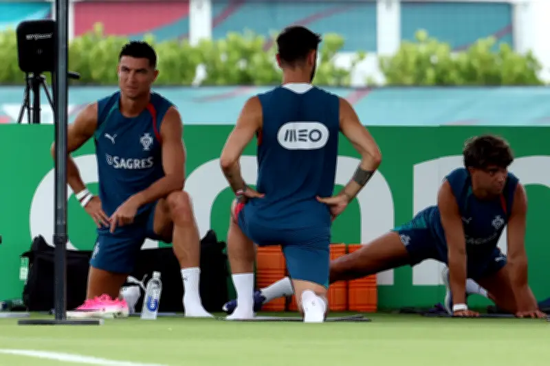 Treino de Portugal na Flórida é interrompido por trovoadas; seleção levada a local seguro