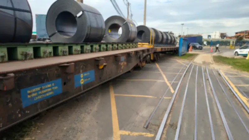 Trem descarrila em Hortolândia e interdita rua em parque industrial