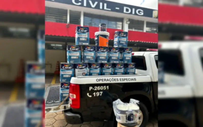 Trio desvia mais de R$ 100 mil em tintas de empresa em Botucatu