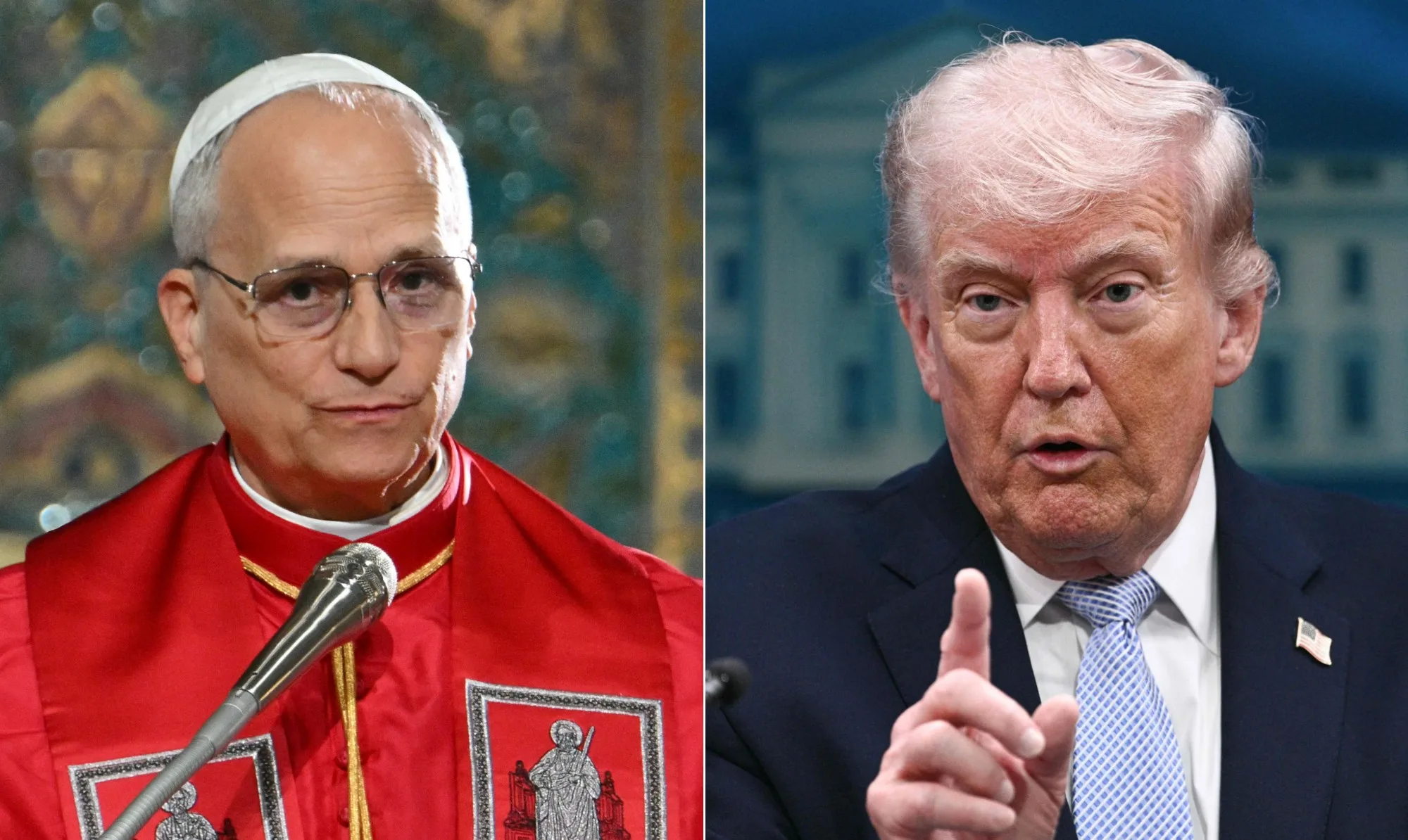 Trump acusa Papa Leão XIV de colocar fiéis em risco ao não se opor a armas nucleares do Irã