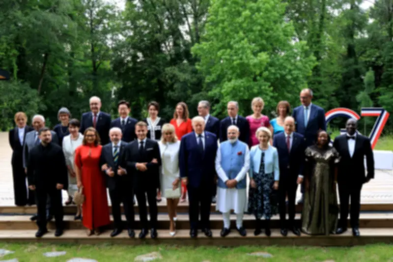 Trump e Lula posam juntos em jantar de gala do G7 na França