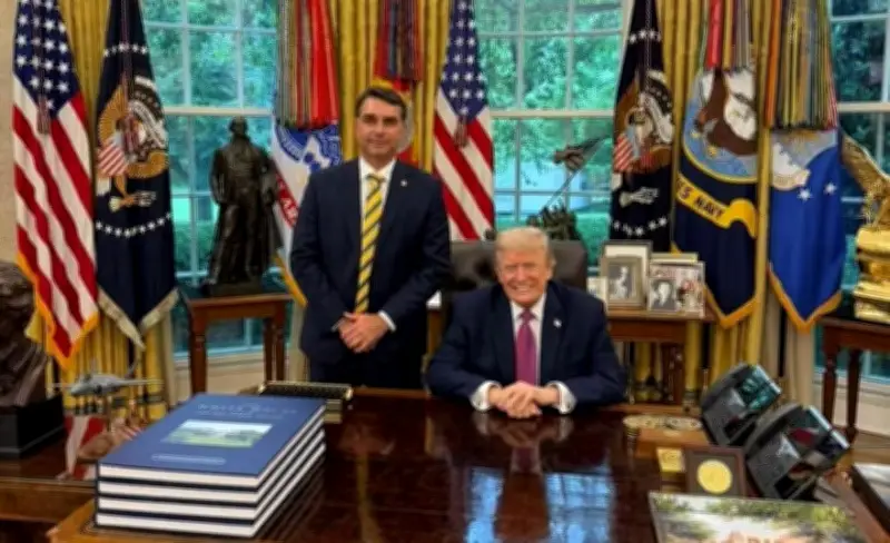 Trump elogia Flávio Bolsonaro em meio a nova proposta tarifária