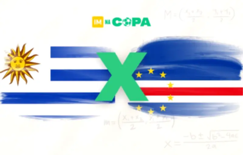 Uruguai x Cabo Verde: FGV aponta 72,61% de chance de vitória uruguaia
