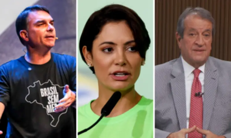 Valdemar tenta apaziguar briga entre Michelle e Flávio Bolsonaro